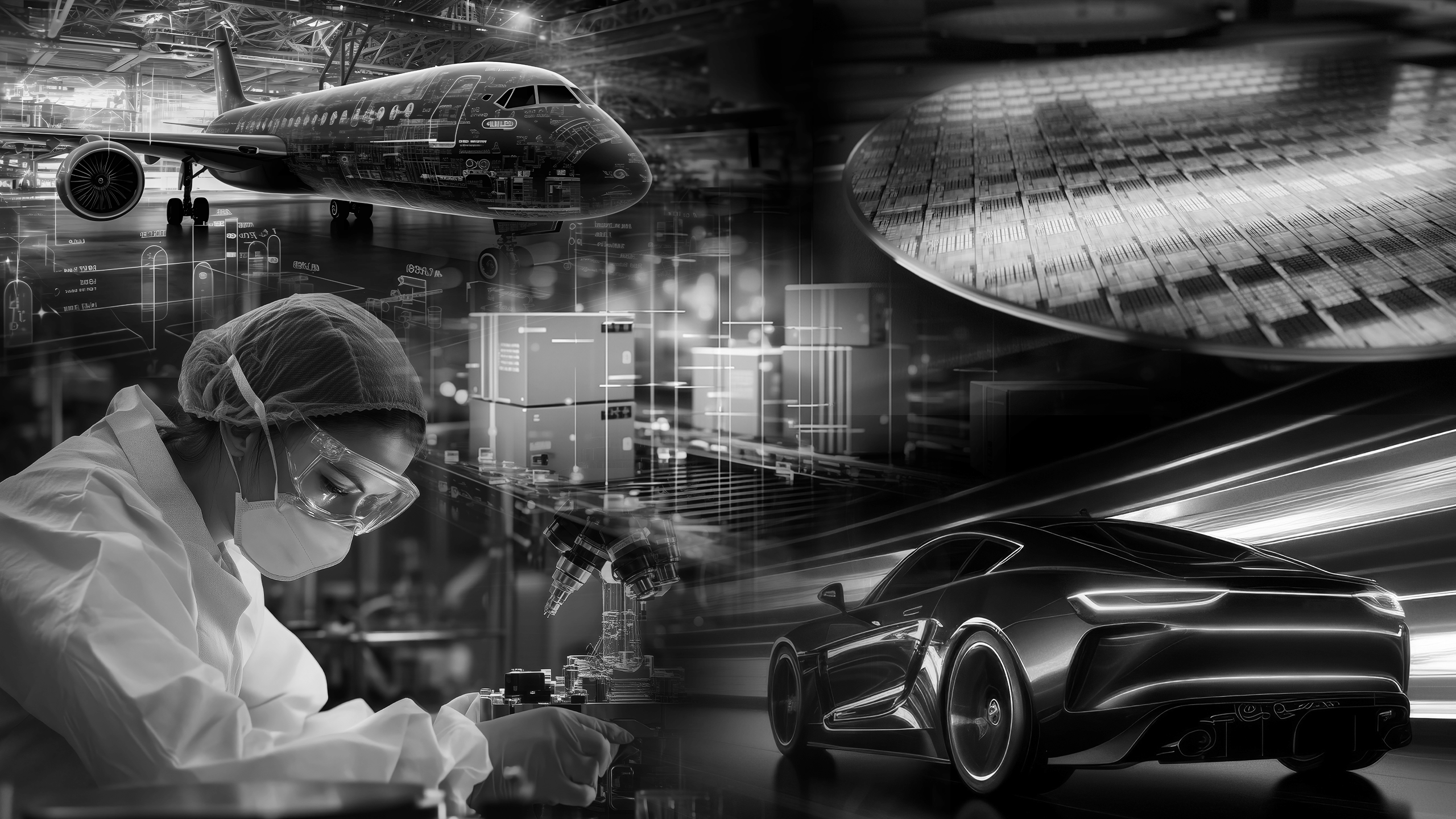 Renishaw technology used across manufacturing, aerospace and scientific industries